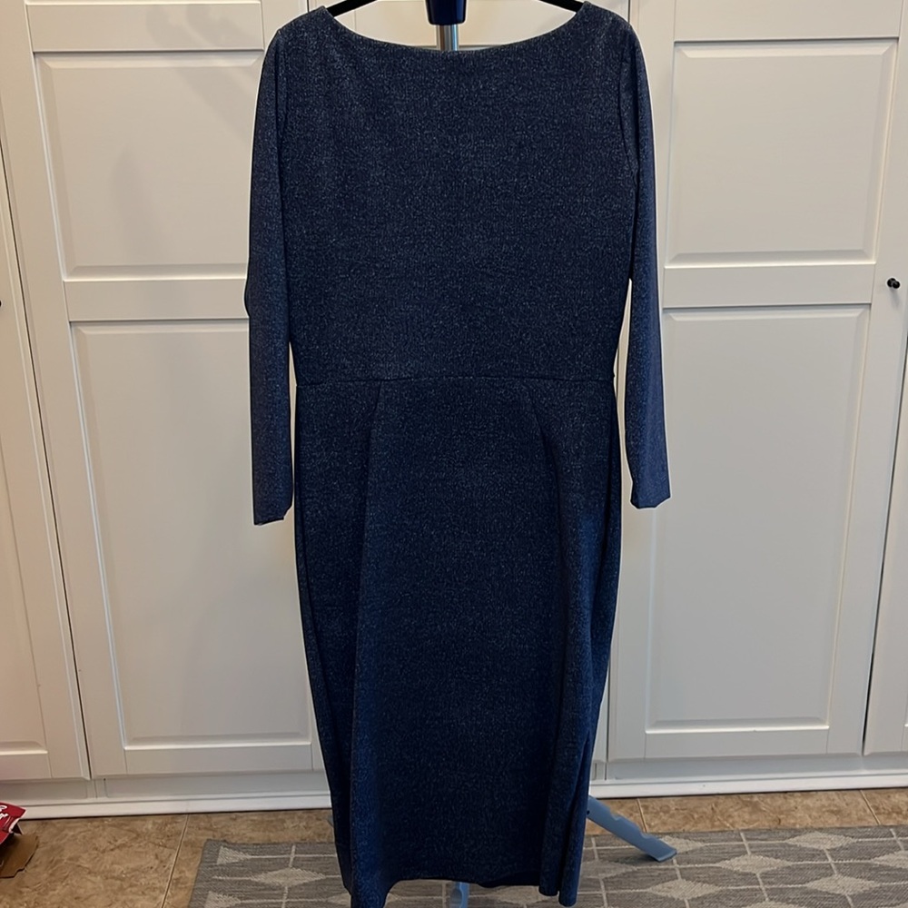 Chiara Boni La Petite Robe Moray Artic Blue Bambola Dress - Picture 4 of 15
